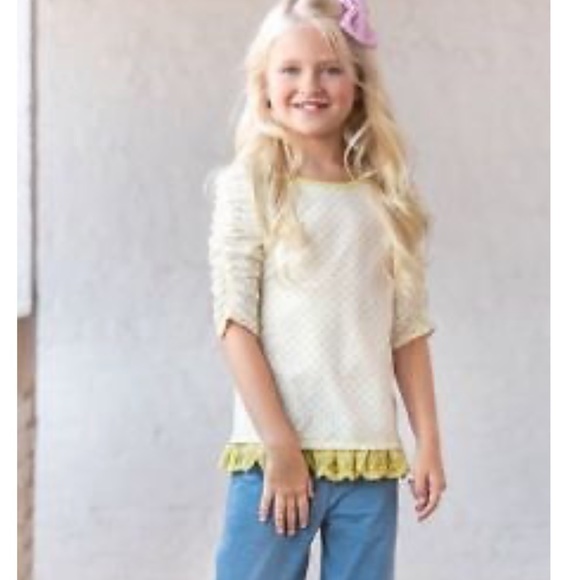 MATILDA JANE Rehearsal Time Tee Top Girls Size 4 NWT Make Believe Polka Dot EUC - Picture 9 of 9